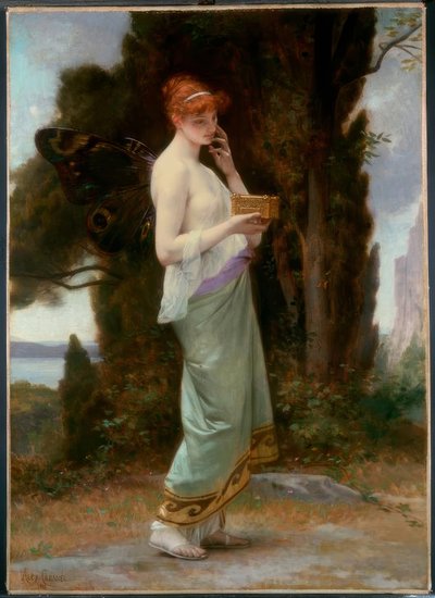A. Cabanel, Psique com a arma de Proserpina - Gem., 1881 de Alexandre Cabanel