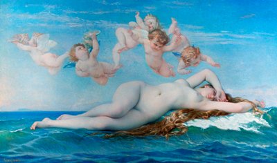 Nascimento de Vênus, 1863 de Alexandre Cabanel