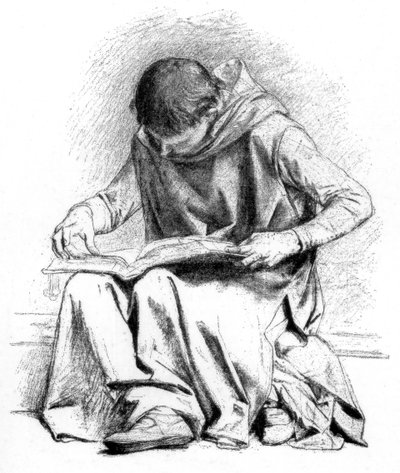 Estudo para a educação de St. Louis Pantheon, c1880-1882. de Alexandre Cabanel