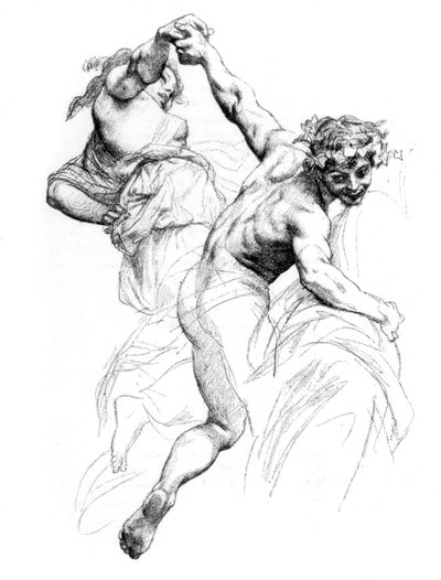 Estudo para O triunfo da flora, c1880-1882. de Alexandre Cabanel