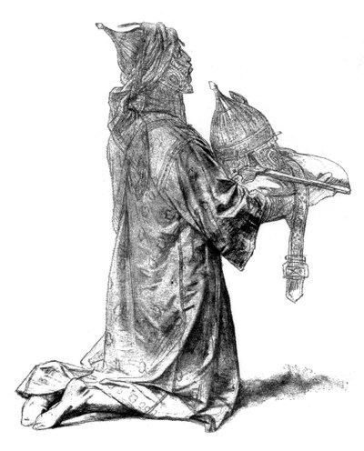 Estudo para um sarraceno, para The Captive of St Louis, c1880-1882. de Alexandre Cabanel