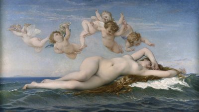 O nascimento de Vênus, 1863 de Alexandre Cabanel