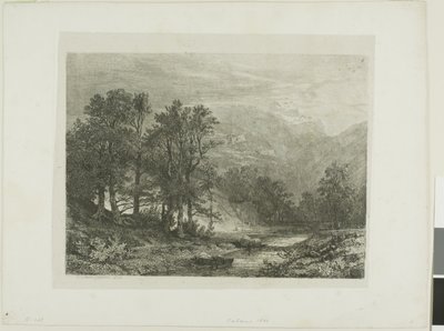 Paisagem alpina de Alexandre Calame