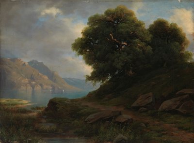 Paisagem alpina de Alexandre Calame