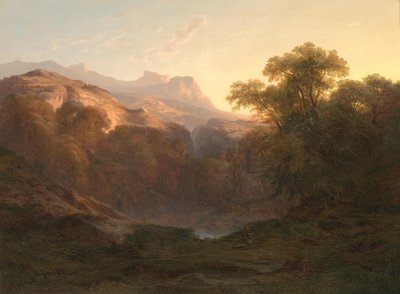 Paisagem montanhosa de Alexandre Calame