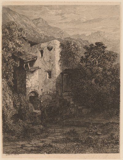 Casa em ruínas de Alexandre Calame