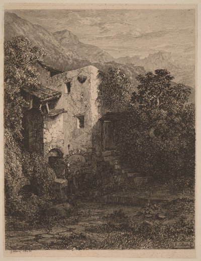 Casa degradada de Alexandre Calame