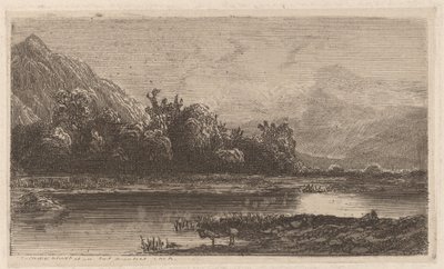 Lago da Montanha de Alexandre Calame