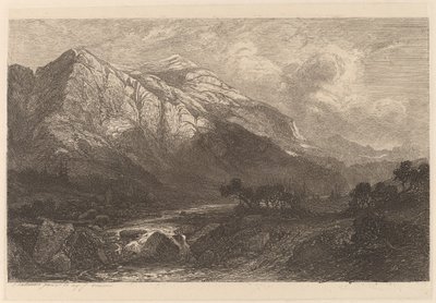 Córrego da montanha de Alexandre Calame