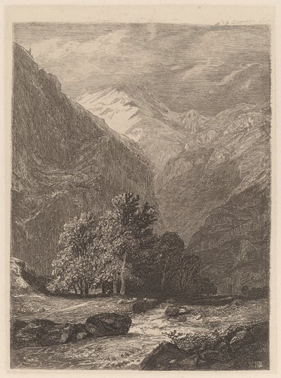 Córrego da montanha de Alexandre Calame