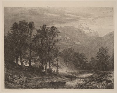 Ribeiro de montanha de Alexandre Calame