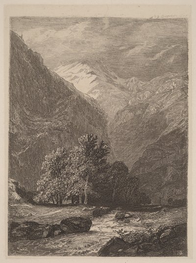 Ribeiro de montanha de Alexandre Calame
