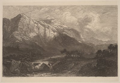 Ribeiro de montanha de Alexandre Calame