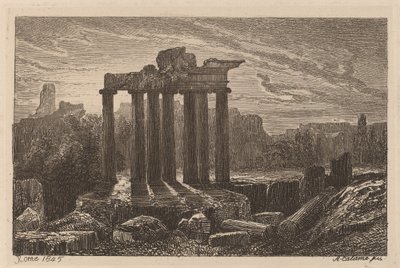 Ruínas romanas de Alexandre Calame