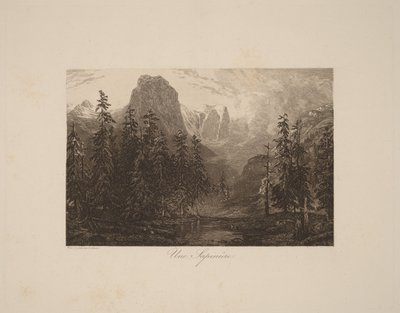 Uma floresta de abetos de Alexandre Calame