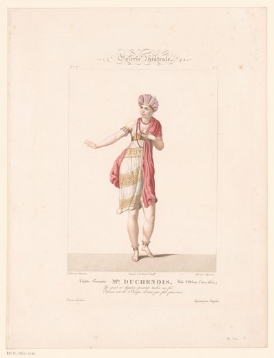 Retrato de Mme. Duchenois no papel de Alzire
Mlle Duchenois. Rôle d