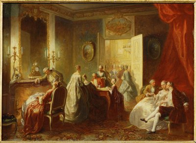 Entretenimento depois do jantar no século XVIII ... de Alexandre Couder