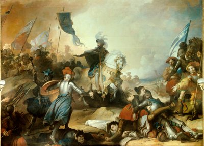 Guerra da Itália: "Batalha de Marignan, 14 de setembro de Alexandre Evariste Fragonard