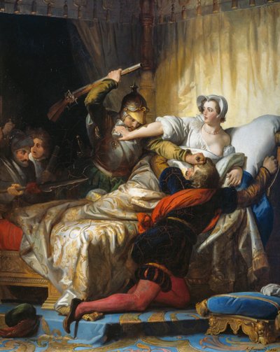 Massacre na noite de São Bartolomeu (24 de Agosto de Alexandre Evariste Fragonard