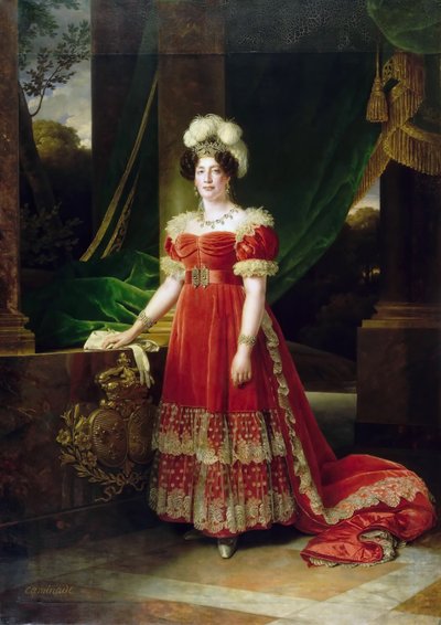 Retrato de Marie Thérèse da França 1778-1851 de Alexandre Francois Caminade