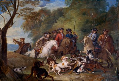Estudo para A Caça ao Lobo de Alexandre Francois Desportes