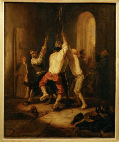 Les sonneurs - Os tocadores de sinos ... de Alexandre Gabriel Decamps