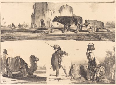 Vinhetas Orientais de Alexandre Gabriel Decamps