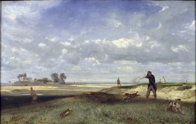 A caça, 1847 de Alexandre Gabriel Decamps