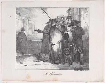 O Termômetro, 1823. de Alexandre Gabriel Decamps
