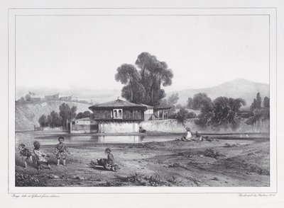 Quartel turco, 1823-60. de Alexandre Gabriel Decamps