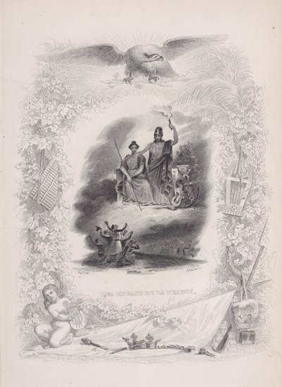 Os Filhos da França, de As Canções de Béranger, 1829 de Alexandre Gustave Adolphe Levasseur