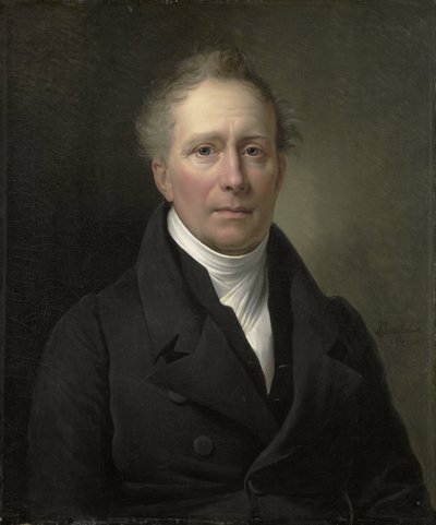 Daniel Francis Schas (1772-1848), Membro do Conselho do Comércio e das Colónias de 1814 a 1820 de Alexandre Jean Dubois Drahonet (signed by artist)