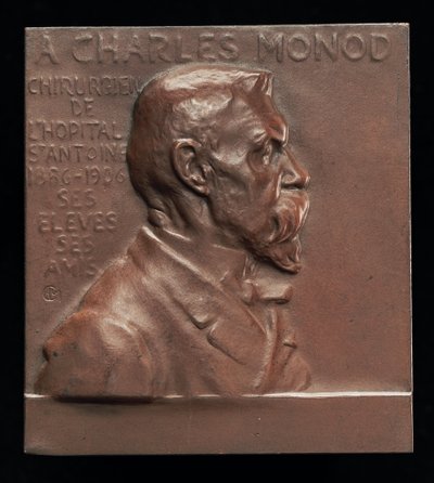 Alexandre-Charles Monod, 1843-1921, Cirurgião [anverso], c. 1906. de Alexandre Louis Marie Charpentier