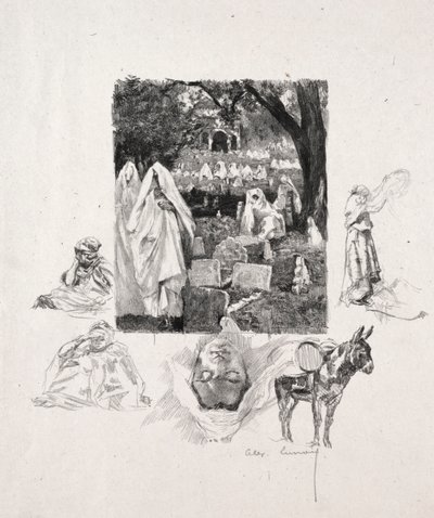 Esboços marroquinos de Alexandre Lunois