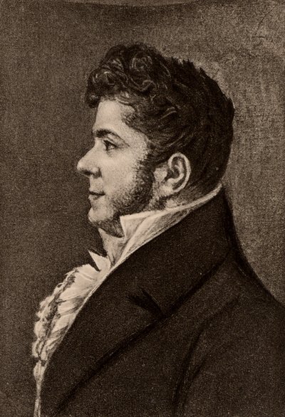 Stendhal, pseudónimo de Henri Marie Beyle (1783-1842) romancista francês de Alexandre Marie Longuet