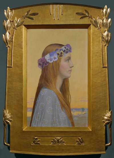 La Pensee - Pensamento (pintura sobre tela) de Alexandre Seon