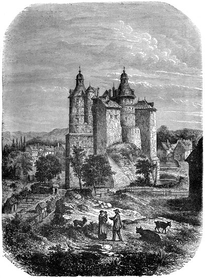 Castelo de Montbeliard Castelo de Montbeliard, França, 1882-1884 de Alexandre de Bar