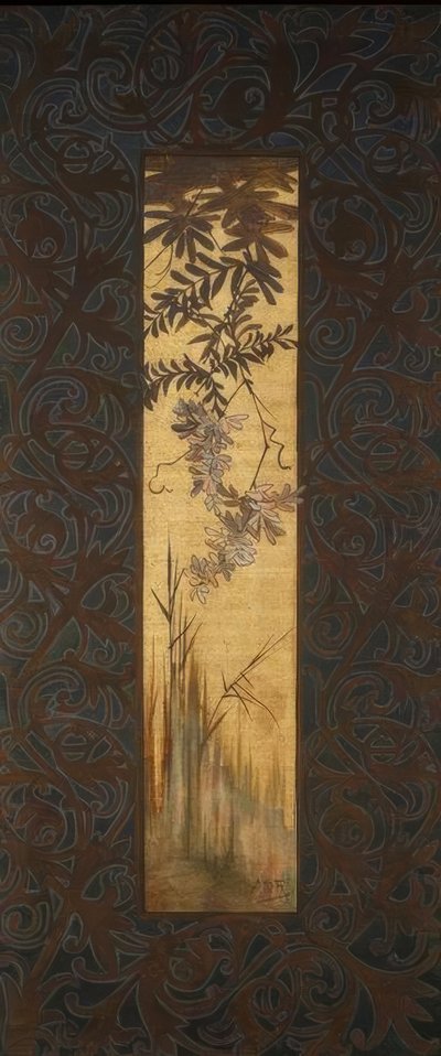 Composição com a ninfa alada ao nascer do sol de Alexandre de Riquer