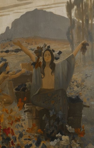 Pinturas murais, simbolistas. Casa Alegre de Sagrera, Terrassa. de Alexandre de Riquer