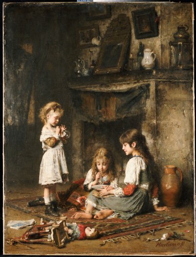 Soprando bolhas de Alexei Alexevich Harlamoff