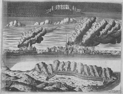 Vista do cerco de Viborg em 13 de junho de 1710, 1715 de Alexei Ivanovich Rostovtsev