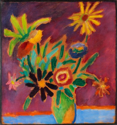 Flores coloridas, 1915. de Alexei Javlensky von