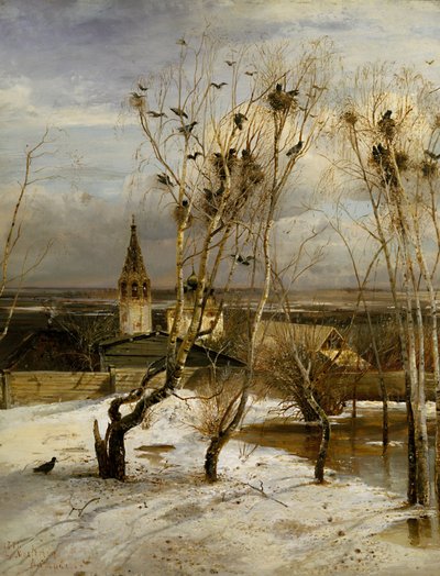 As torres retornaram de Alexei Kondratievich Savrasov