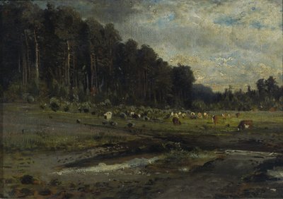 Ilha Elk e Sokolniki, 1869. de Alexei Kondratyevich Savrasov