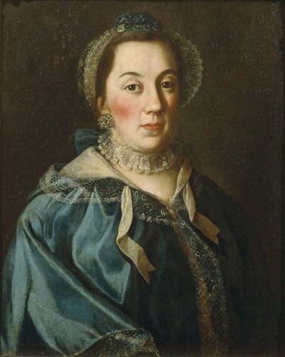 Retrato da Condessa Yelizaveta Franzevna Buturliina, 1763 de Alexei Petrovich Antropov