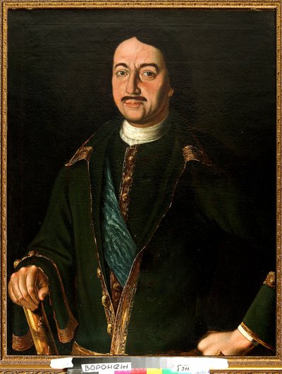 Retrato do Imperador Pedro I, o Grande de Alexei Petrovich Antropov