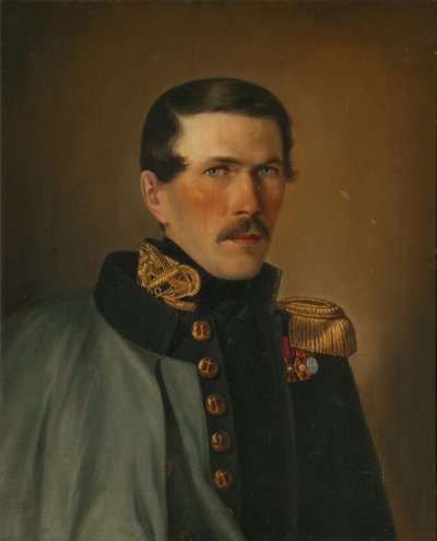 Retrato de um oficial da marinha de Alexei Vasilyevich Tyranov
