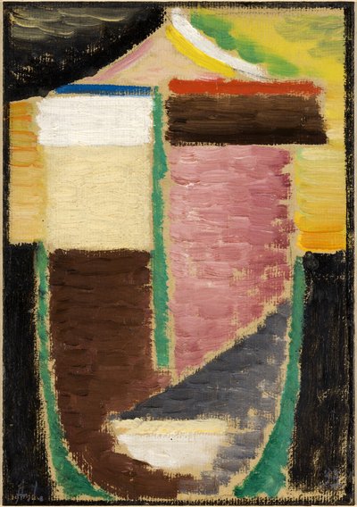 Cabeça abstrata, 1933 de Alexej von Jawlensky
