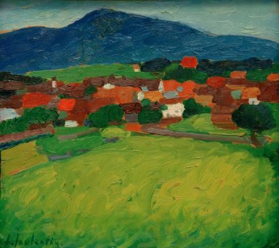 Aldeia Murnau de Alexej von Jawlensky