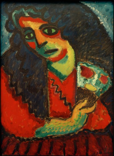 Mulher com ventilador de Alexej von Jawlensky